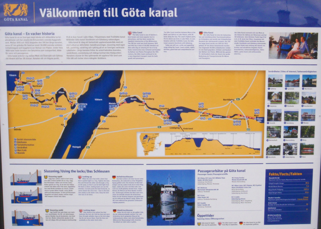 Göta Kanal Information.